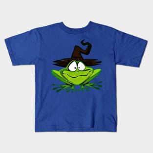 Halloween Green Frog Kids T-Shirt